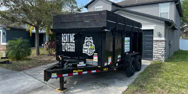 Dumpster Trailer Rental by MAXCO Dumpsters in New Port Richey FL