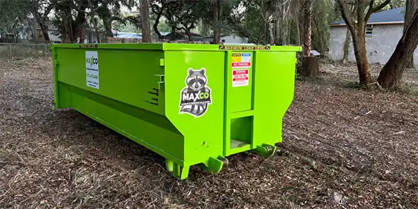 Yard Waste Removal by MAXCO Dumpsters in New Port Richey FL